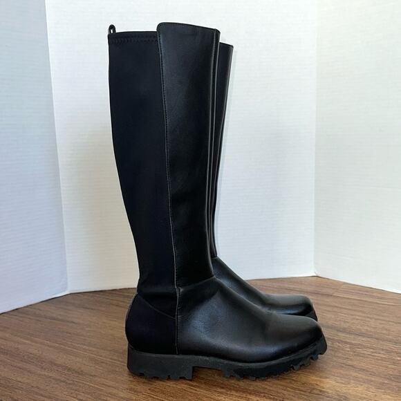 DONALD J. PLINER Ryker Leather Lug Boot Black - Picture 7 of 13